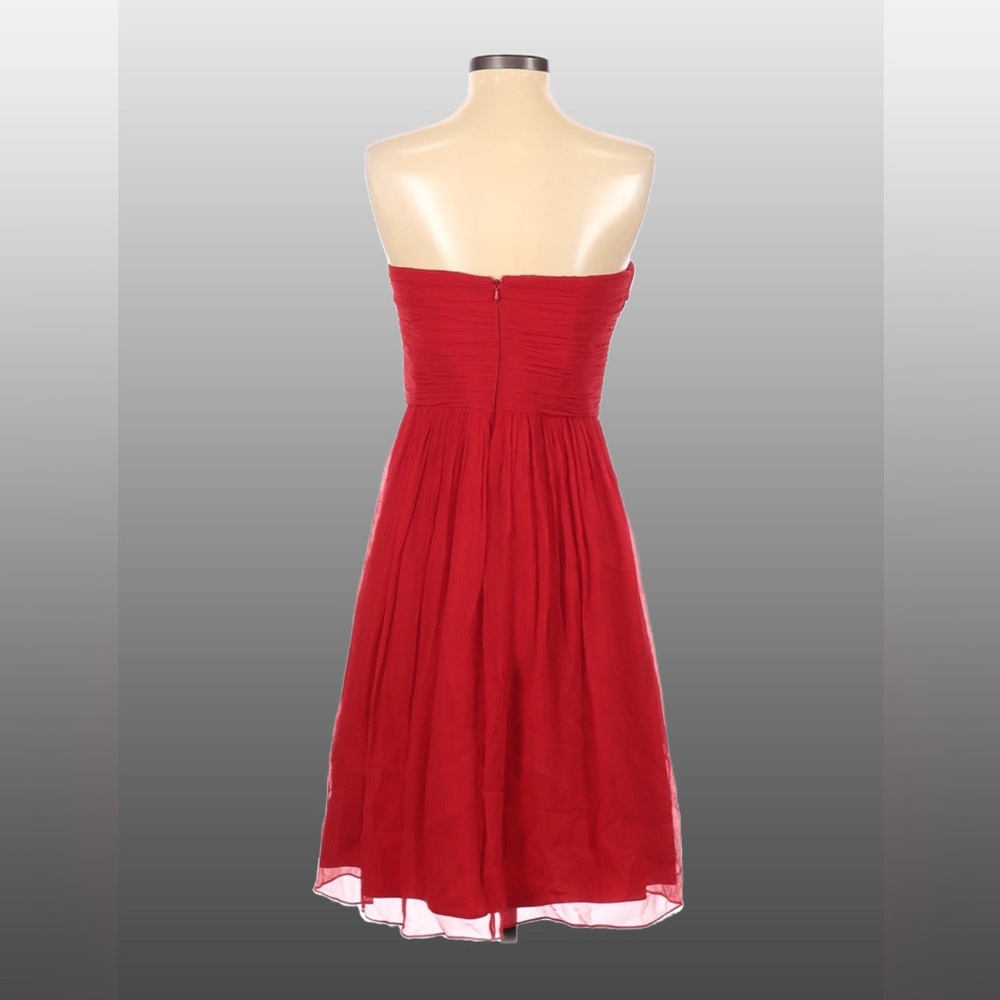 Cache Strapless Ruby Red Dress - image 2